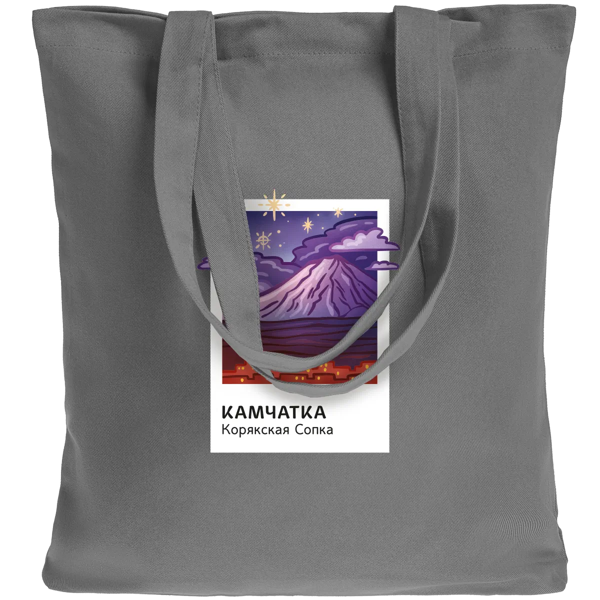 Шоппер Avoska Камчатка в&nbsp;кадре, графит